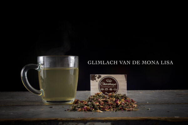 Glimlach van de Mona Lisa - groene thee